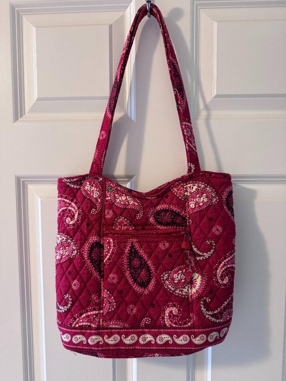 Vera Bradley Mesa Red Quilted Everyday Tote - Retired Pattern